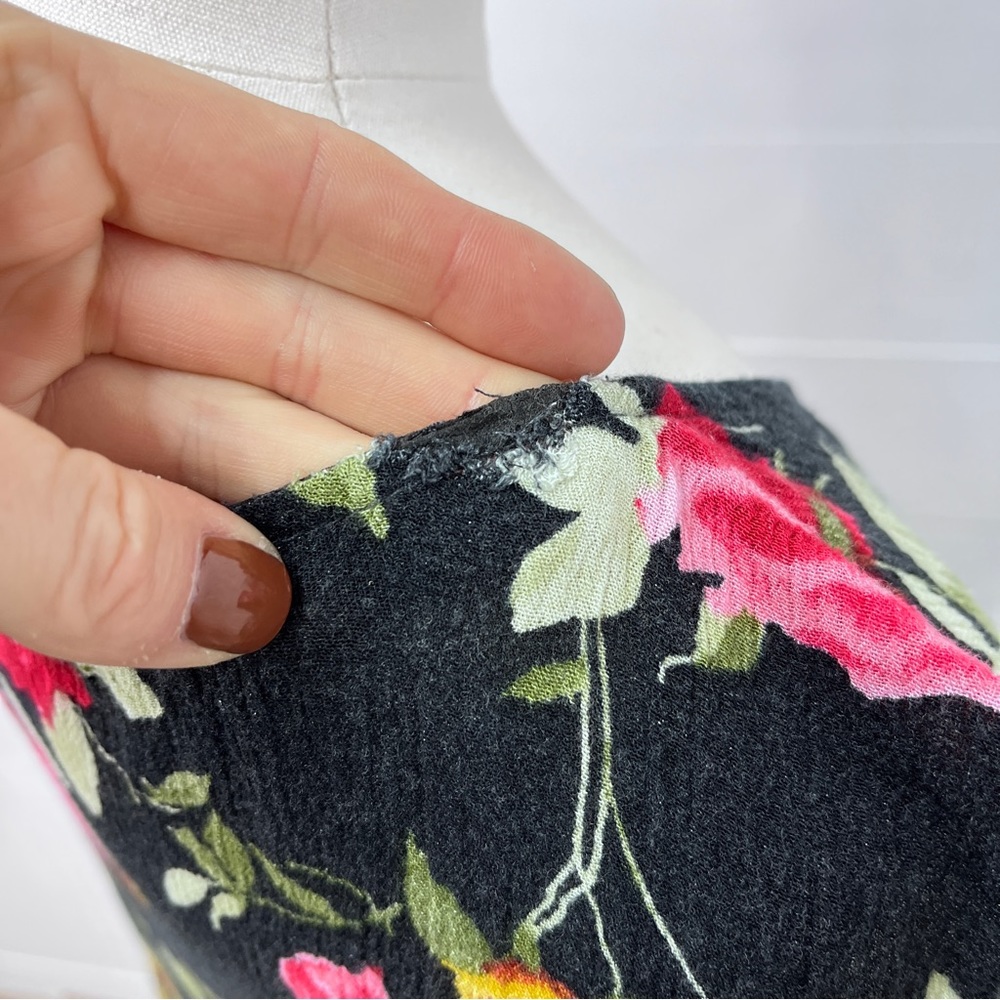 Reformation Black Floral Dress - Picture 9 of 9